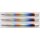 3x Winmau Dart Steelpoints Rainbow