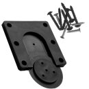 Bulls Rotate Fixing Bracket Square Black