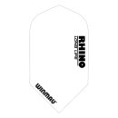 Dart Flights Winmau Rhino Slim Ex-Thick weiß 6910.107