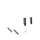 Dart Flights Winmau Rhino Slim Ex-Thick weiß 6910.107