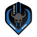 Dart Flights Winmau Rhino Players Black & Blue Viking...