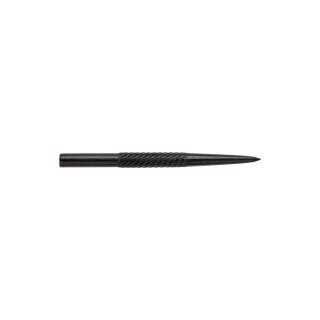 3x Winmau Black Spiral Points 8372B