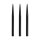 3x Winmau Black Ringed Points 8371B