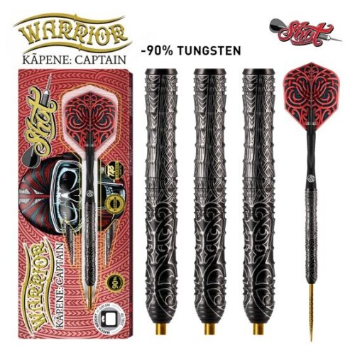 3er Set Steeldarts Shot Warrior Kapene 25 g