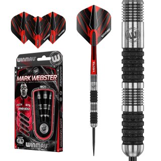 3er Set Steeldarts Winmau Mark Webster 2021 23 g