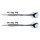 3er Set Steeldarts Harrows Silver Shark 22 g