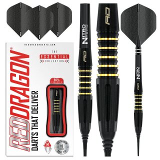 3er Set Softdarts Red Dragon Clarion Black