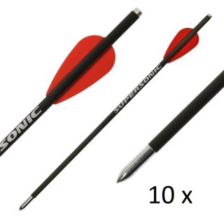 10 x Armbrustbolzen Carbon FMA Supersonic Standard 111 gr