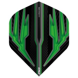 Dart Flights Red Dragon Hardcore Radical ZZ schwarz-grün 6323