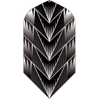 Dart Flights Shot Slim Tribal Weapon schwarz SF6543