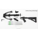 JUNXING Drakon Compoundarmbrust Set - 100 lbs  290 fps - Pistolenarmbrust mit Schaft und Visier