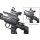 JUNXING Drakon Compoundarmbrust Set - 100 lbs  290 fps - Pistolenarmbrust mit Schaft und Visier