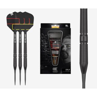 3er Set Steeldarts Target Gabriel Clemens German Giant Black 90%