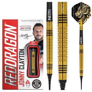 3er Set Softdarts Red Dragon Jonny Clayton Gold