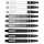 Dartschaft Red Dragon Nitrotech Multipack Black and White 9-teilig Medium 381