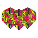 Dart Flights Red Dragon Hardcore Radical Crackle rot 6642