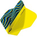 Dart Flights Red Dragon Hardcore Yellow Wave 6646