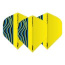 Dart Flights Red Dragon Hardcore Yellow Wave 6646