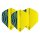 Dart Flights Red Dragon Hardcore Yellow Wave 6646