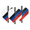 Dart Flights Red Dragon Hardcore Tri-Stripe 6637
