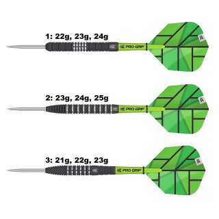 3er Set Steeldarts Target Yohkoh