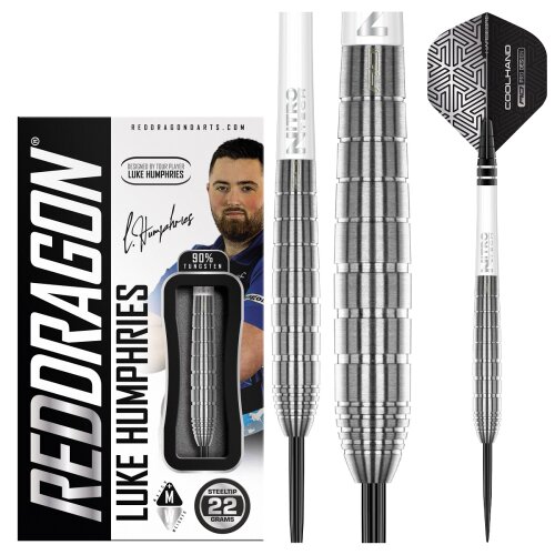 3er Set Steeldarts Red Dragon Luke Humphries TX1