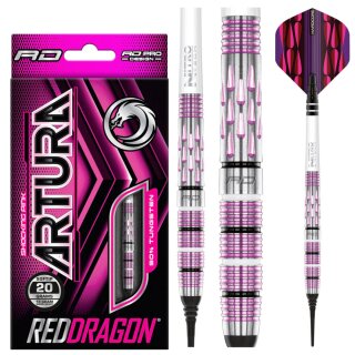 3er Set Softdarts Red Dragon Artura Shocking Pink