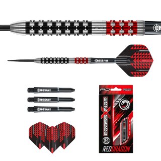 3er Set Steeldarts Red Dragon Crossfire