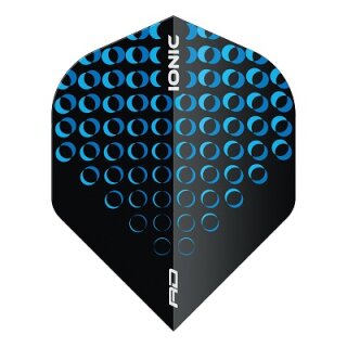 Dart Flights Red Dragon Hardcore blue circle 6675