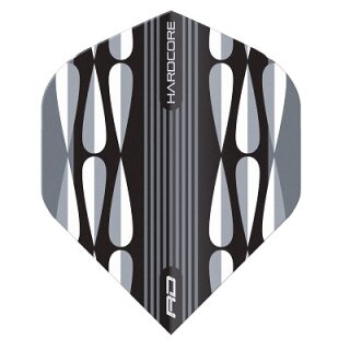 Dart Flights Red Dragon Hardcore Teardrop white 6808