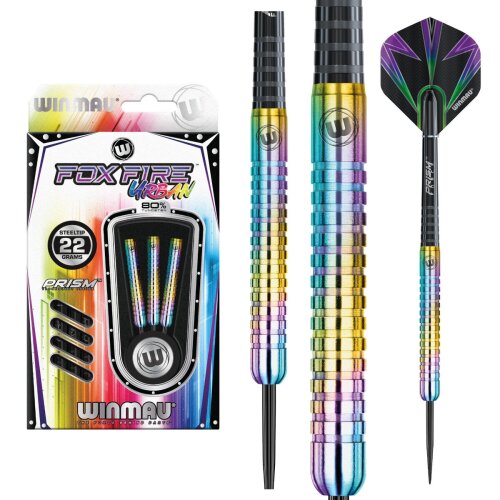 3er Set Steeldarts Winmau Foxfire Urban