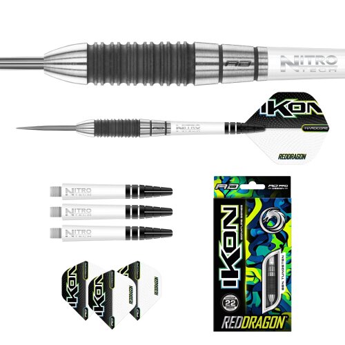 3er Set Steeldarts Red Dragon Ikon 1.2 24 g
