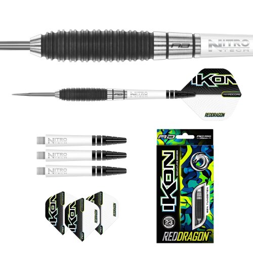3er Set Steeldarts Red Dragon Ikon 1.3 25 g