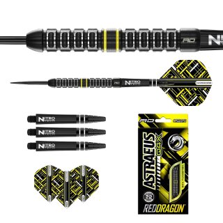 3er Set Steeldarts Red Dragon Astraeus Q4X Parallel 24 g