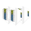Dart Flights Red Dragon Airwing Moulded White Blue Logo...
