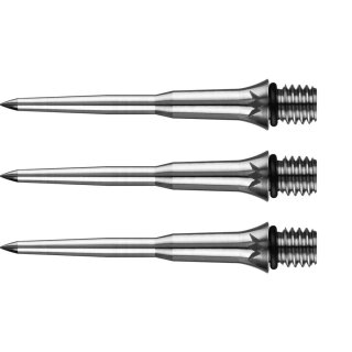 3x Mission Titan Pro Conversion Steel Dart Points - Smooth - Silver 30mm X2476