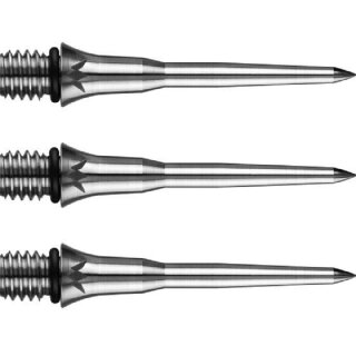 3x Mission Titan Pro Dart Conversion Points silver 30 mm
