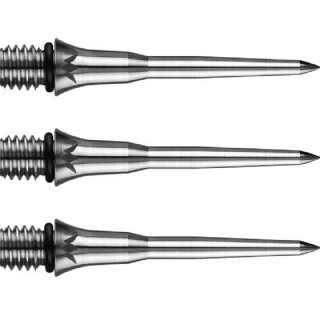 3x Mission Titan Pro Dart Conversion Points silver 30 mm