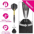 3er Set Steeldarts Target Scott Williams Shaggy Black SP