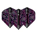 Dart Flights Red Dragon Yin Yang Black & Pink 6920
