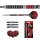 3er Set Steeldarts Red Dragon Crossfire 22 g
