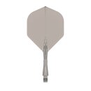 Winmau Fusion dark grey smoke S - 22 mm