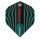 Dart Flights Winmau Prism Alpha Fyre Black,Turquoise & Red 6915.708