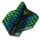 Dart Flights Winmau Prism Zeta Blue & Green Chain 6915.309