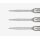3x Target Swiss Point Firepoint Silver 30mm 100086
