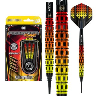 3er Set Softdarts Winmau Firestorm Flame 2 (Tapered)