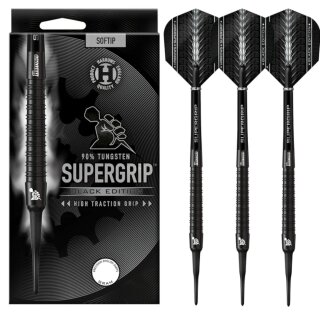 3er Set Softdarts Harrows Supergrip Black Edition
