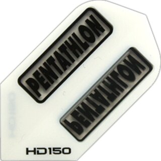 Dart Flights Pentathlon HD150 Slim White #822818
