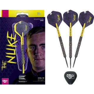3er Set Steeldarts Target Luke Littler "The Nuke" GEN 1 SP