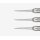 3x Target Swiss Point Storm LNC Silver 30mm 340191